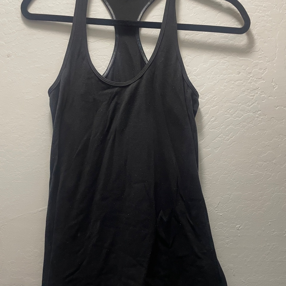 Lululemon Black Racerback Tank Top